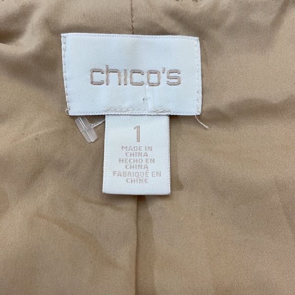 Chico’s vest sz 1 - Picture 3 of 3